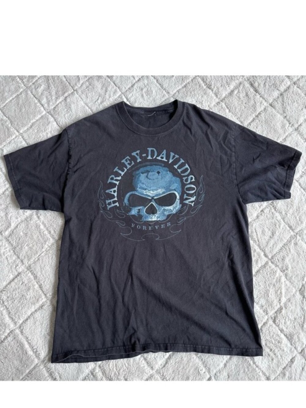 Harley-Davidson | "Harley-Davidson Forever" Short Sleeve Skull Tee | Size Large
